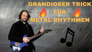 Read more about the article Metal für E-Gitarre – 4 wichtigsten Rhythmen