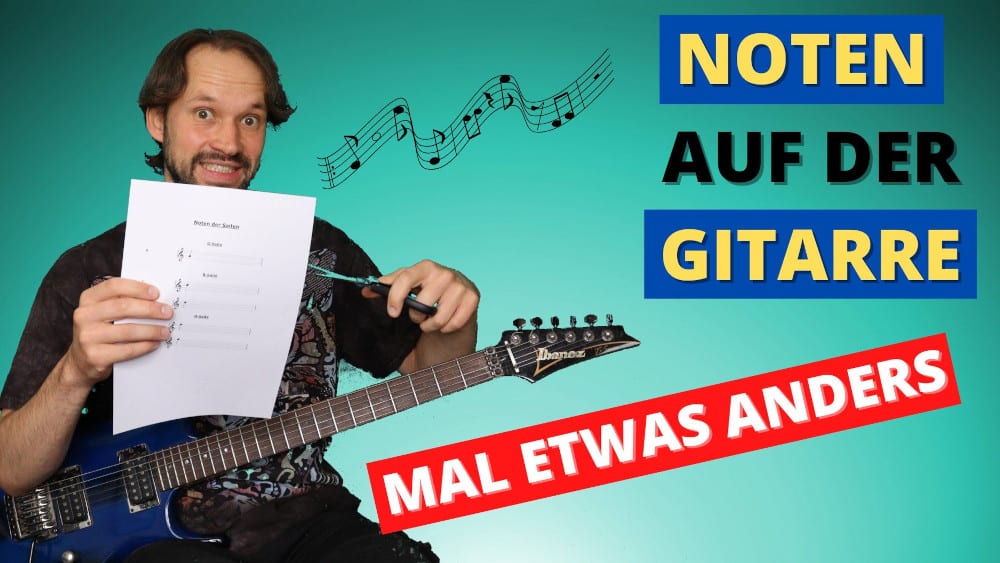 Read more about the article Noten auf der Gitarre lernen mal anders