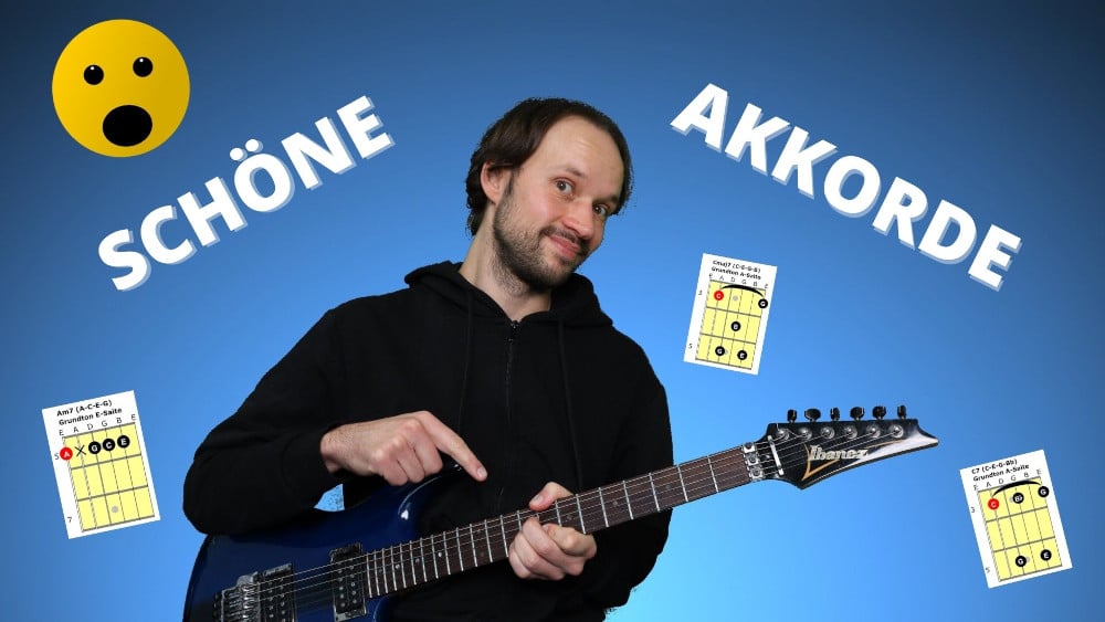 Read more about the article Schöne Akkorde auf der Gitarre – Vierklänge