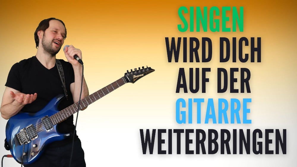 Read more about the article Durch das Singen besser werden auf der Gitarre