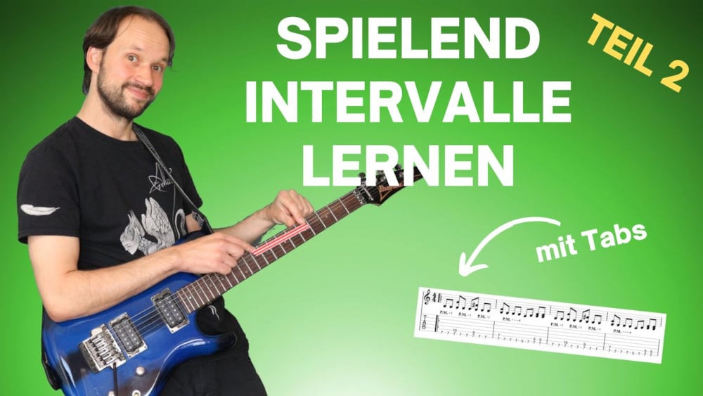 Read more about the article Gitarren Theorie Intervalle – spielend (leicht) erklärt | Teil 2